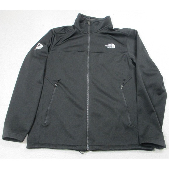 The North Face Other - The North Face Jacket Mens Large Black WindWall Microsoft Softshell Full Zip